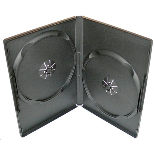 OEM Krabička na 2 DVD slim 9mm černá (balení 100ks)
