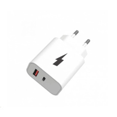 WG - Síťová nabíječka 2x USB, 1x USB-C PD 20W + 1x USB-A QC 3.0 18W, bílá WG - Síťová nabíječka 2x USB, 1x USB-C PD 20W + 1x USB-A QC 3.0 18W, bílá
