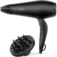 BaByliss D215DE fén na vlasy, 2200 W, 2 teploty a rychlosti, s koncentrátorem, černá