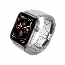 COTECi ocelový pásek pro Apple Watch 38 / 40mm stříbrný