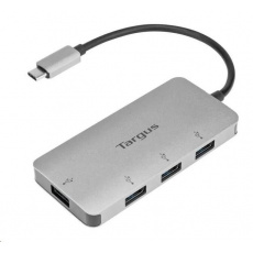 Targus USB-C to 4-Port USB-A Hub Rozbočovač 4 × SuperSpeed USB 3.0 Desktop Targus USB-C to 4-Port USB-A Hub Rozbočovač 4 × SuperSpeed USB 3.0 Desktop
