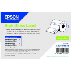 Epson label roll, normal paper, 76x127mm