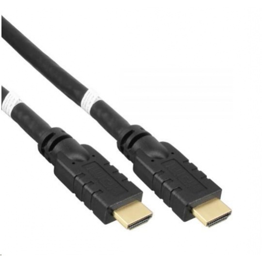 PREMIUMCORD KabelHDMI High Speed with Ether.4K@60Hz, se zesilovačem,25m, 3x stínění, M/M, zlacené konektory