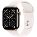 Apple Watch Series 11 GPS + Cellular 46mm Gold Titanium Case with Light Blush Sport Band - M/L