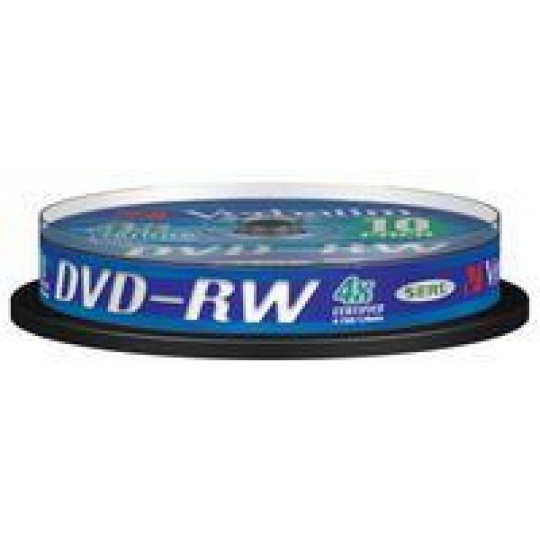 VERBATIM DVD-RW(10-pack)Spindle/4x/4.7GB