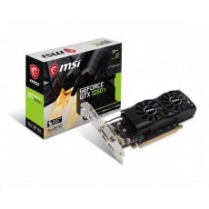 MSI VGA NVIDIA GeForce GTX 1050 Ti 4GT LP, 4G GDDR5, 1xDP, 1xHDMI, 1xDVI