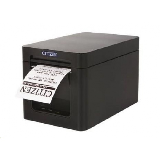 Citizen pokladní Termo tiskárna CT-E651 řezačka, USB, BT, Black