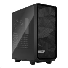 FRACTAL DESIGN skříň Meshify 2 Compact Black TG Light Tint, USB 3.1 Type-C, 2x USB 3.0, bez zdroje, mATX