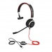 Jabra náhlavní souprava Evolve 40, mono, USB + 3,5 mm jack, NC, MS