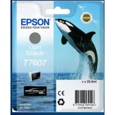 EPSON ink čer ULTRACHROME HD "Kosatka" - Light Black - T7607 (25,9 ml) EPSON ink čer ULTRACHROME HD "Kosatka" - Light Black - T7607 (25,9 ml)