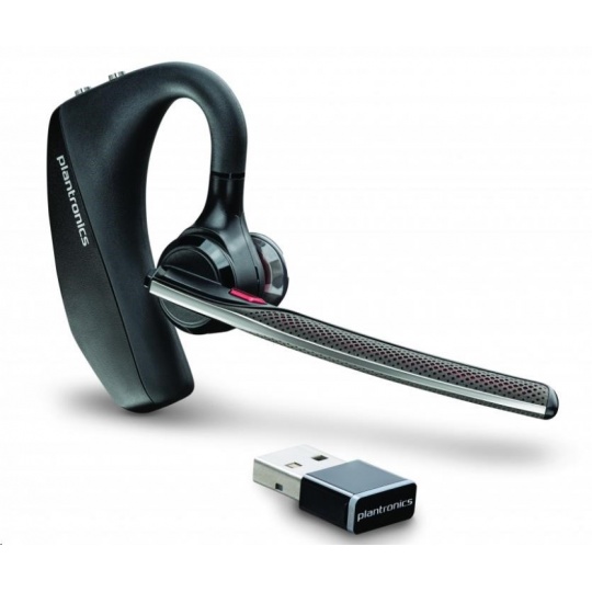 PLANTRONICS Bluetooth Headset Voyager 5200 UC, BT USB adaptér, nabíjecí pouzdro