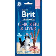 Brit Premium by Nature Cat Sticks with Chicken & Liver (3 sticks)