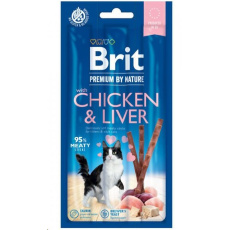 Brit Premium by Nature Cat Sticks with Chicken & Liver (3 sticks) Brit Premium by Nature Cat Sticks with Chicken & Liver (3 sticks)