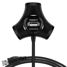 AXAGON HUE-X3B, 4x USB2.0 TRINITY hub, černý AXAGON HUE-X3B, 4x USB2.0 TRINITY hub, černý