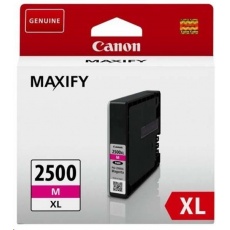 Canon CARTRIDGE PGI-2500XL M purpurová pro Maxify iB4050, iB4150, MB5050, MB5150, MB5155, MB5350, MB54x (1295 str.) Canon CARTRIDGE PGI-2500XL M purpurová pro Maxify iB4050, iB4150, MB5050, MB5150, MB5155, MB5350, MB54x (1295 str.)