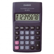 CASIO kalkulačka HL 815L BK, černá, kapesní, osmimístná CASIO kalkulačka HL 815L BK, černá, kapesní, osmimístná