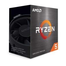 CPU AMD RYZEN 5 5600X, 6-core, 3.7 GHz (4.6 GHz Turbo), 35MB cache (3+32), 65W, socket AM4, Wraith Stealth
