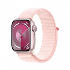 APPLE Watch Series 9 GPS 45mm Pink Aluminium Case with Light Pink Sport Loop APPLE Watch Series 9 GPS 45mm Pink Aluminium Case with Light Pink Sport Loop
