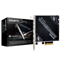GIGABYTE rozšiřující karta Thunderbolts 5, PCIe 4.0x4, 3xMini-DP GIGABYTE rozšiřující karta Thunderbolts 5, PCIe 4.0x4, 3xMini-DP