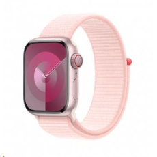 APPLE Watch Series 9 GPS + Cellular 41mm Pink Aluminium Case with Light Pink Sport Loop APPLE Watch Series 9 GPS + Cellular 41mm Pink Aluminium Case with Light Pink Sport Loop