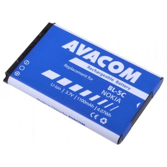 AVACOM baterie do mobilu Nokia 6230, N70, Li-Ion 3,7V 1100mAh (náhrada BL-5C)