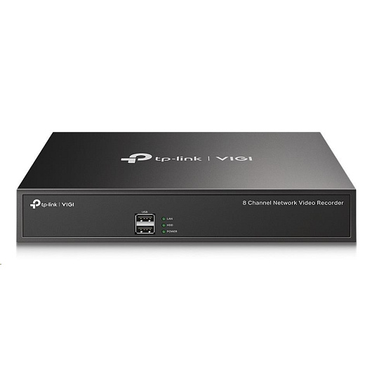 TP-Link VIGI NVR1008H, videorekordér, 8 channels, 1x100Mb/s LAN, 1x VGA, 1x HDMI, 2xUSB2.0 TP-Link VIGI NVR1008H, videorekordér, 8 channels, 1x100Mb/s LAN, 1x VGA, 1x HDMI, 2xUSB2.0