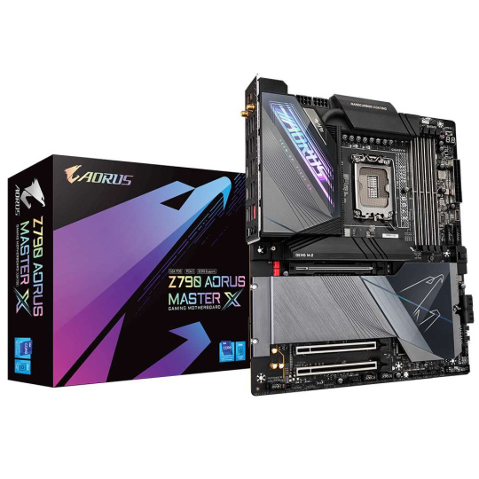 GIGABYTE MB Sc LGA1700 Z790 AORUS MASTER X, Intel Z790, 4xDDR5, 1xDP, WI-FI, E-ATX