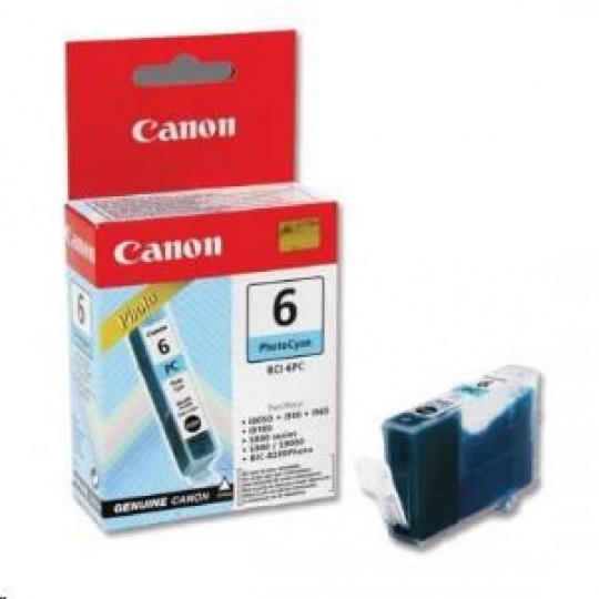 Canon CARTRIDGE BCI-6PC foto azurová pro i900, i905, i9100, i950, i965, i990, i9950 (280 str.)