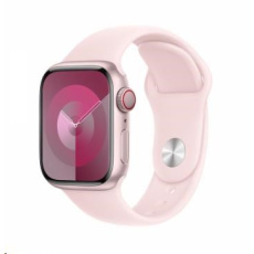 APPLE Watch Series 9 GPS + Cellular 41mm Pink Aluminium Case with Light Pink Sport Band - S/M APPLE Watch Series 9 GPS + Cellular 41mm Pink Aluminium Case with Light Pink Sport Band - S/M