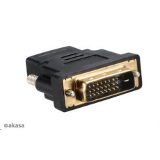 AKASA redukce DVI-D Male na HDMI Female, pozlacené konektory AKASA redukce DVI-D Male na HDMI Female, pozlacené konektory