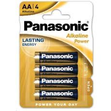 PANASONIC Alkalické baterie Alkaline Power LR6APB/4BP AA 1,5V (Blistr 4ks) PANASONIC Alkalické baterie Alkaline Power LR6APB/4BP AA 1,5V (Blistr 4ks)
