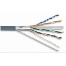 FTP kabel LYNX, Cat6, drát, PVC, Dca, šedý, 305m - pro kamerové systémy FTP kabel LYNX, Cat6, drát, PVC, Dca, šedý, 305m - pro kamerové systémy