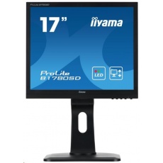 Iiyama monitor ProLite B1780SD, 43.2 cm (17''), VGA, DVI, Pivot, black Iiyama monitor ProLite B1780SD, 43.2 cm (17''), VGA, DVI, Pivot, black