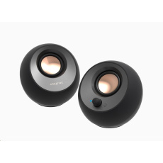Creative PEBBLE V3, stolní 2.0 reproduktory s USB-C a Bluetooth 5.0 - černé