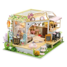 2Kids Toys miniatura domečku Kočičí kavárna se zahrádkou