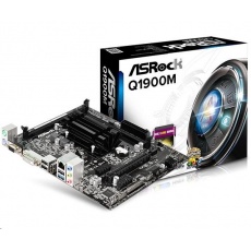 ASRock MB Int.procesor Q1900M, 2xDDR3, VGA, mATX ASRock MB Int.procesor Q1900M, 2xDDR3, VGA, mATX