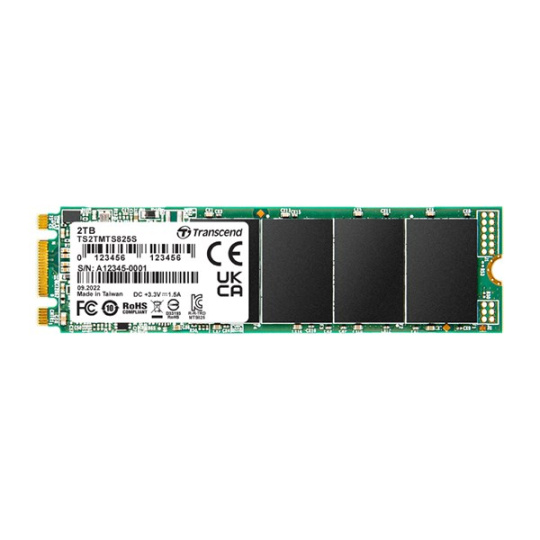 TRANSCEND SSD 825S 2TB, M.2 2280 SSD, SATA3 B+M Key, TLC