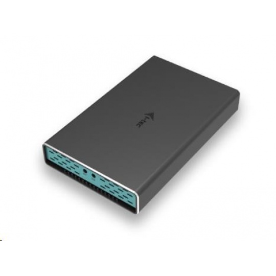 i-tec MySafe USB-C/USB-A 2x M.2 SATA Drive Metal External case with RAID 10Gbps