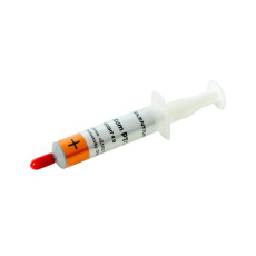 Univerzální teplovodivá pasta s vysokou tepelnou vodivostí a jednoduchou aplikací díky přložené stěrce. Specifikace: Tepelná vodivost: 4 W/mK Tepelná impedance: < 0.185°C -in2/W Specifická gravitace: 2.5 g/cm3 Provozní teplota: -50° ~ 240°C Barva: Šedá Hmotnost: 4g Univerzální teplovodivá pasta s vysokou tepelnou vodivostí a jednoduchou aplikací díky přložené stěrce. Specifikace: Tepelná vodivost: 4 W/mK Tepelná impedance: < 0.185°C -in2/W Specifická gravitace: 2.5 g/cm3 Provozní teplota: -50° ~ 240°C Barva: Šedá Hmotnost: 4g