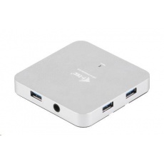 iTec USB 3.0 Hub 4-Port Metal s napájecím adaptérem iTec USB 3.0 Hub 4-Port Metal s napájecím adaptérem