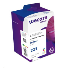 WECARE ARMOR cartridge pro Brother DCP-J4120DW, MFC-J4420DW, 4620DW, 4120DW(LC223 VAL BP), černá/CMYK, 1x12ml/3x6ml WECARE ARMOR cartridge pro Brother DCP-J4120DW, MFC-J4420DW, 4620DW, 4120DW(LC223 VAL BP), černá/CMYK, 1x12ml/3x6ml