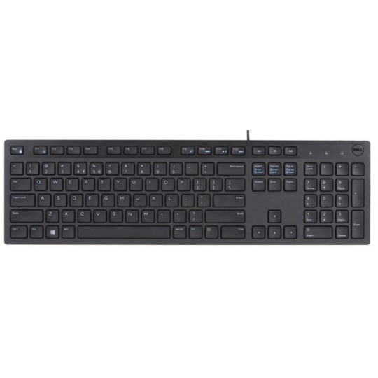 DELL Multimedia Keyboard-KB216 - US International (QWERTY) - Black (RTL BOX)