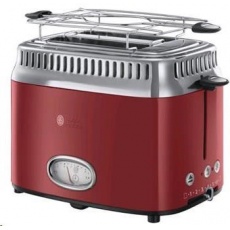RUSSELL HOBBS 21680 Topinkovač RETRO červená RUSSELL HOBBS 21680 Topinkovač RETRO červená