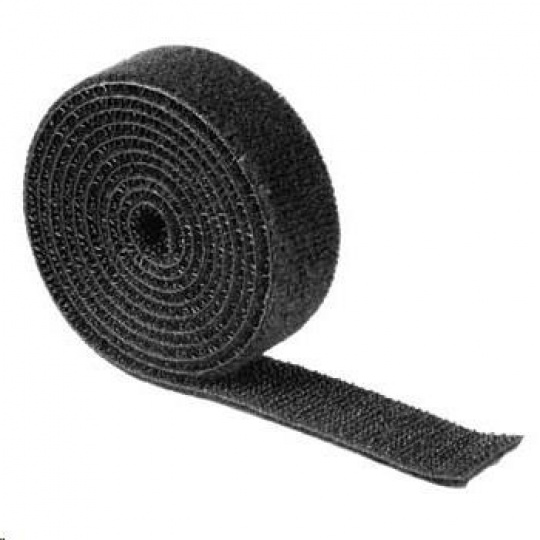 Hama univerzálna šťahovacia páska, suchý zips, 1m, čierna