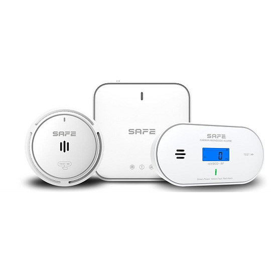 Safe S-FSC11-RF SET FIRE & CO - 1x SAFE50HUB-WRF, 1x SAFE10Y30-RF, 1x SAFE10YDCO-RF Safe S-FSC11-RF SET FIRE & CO - 1x SAFE50HUB-WRF, 1x SAFE10Y30-RF, 1x SAFE10YDCO-RF