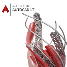 Autodesk AutoCAD LT 2024, 1 uživatel, prodloužení pronájmu o 1 rok