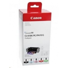Canon CARTRIDGE CLI-8 BK/PC/PM/R/G MULTI-PACK pro MP500,510,520, MP600, MP800,810, MP970 Canon CARTRIDGE CLI-8 BK/PC/PM/R/G MULTI-PACK pro MP500,510,520, MP600, MP800,810, MP970