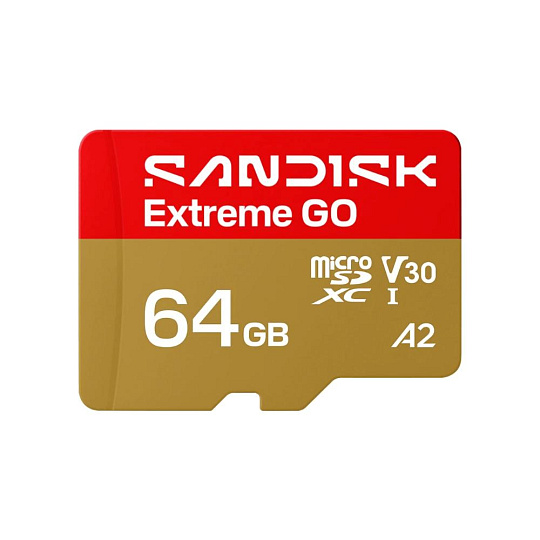 SanDisk micro SDXC karta 64GB Extreme GO (170 MB/s , UHS-I U3 V30) SanDisk micro SDXC karta 64GB Extreme GO (170 MB/s , UHS-I U3 V30)
