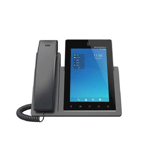 Grandstream GXV3470, IP video-telefon s Androidem 11, 16 linek, 16 SIP účtů, 2MPx CMOS kamera, Wi-Fi, 7" LCD