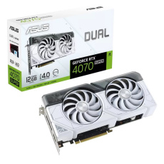 ASUS VGA NVIDIA GeForce RTX 4070 SUPER DUAL WHITE 12G, 12G GDDR6X, 3xDP, 1xHDMI